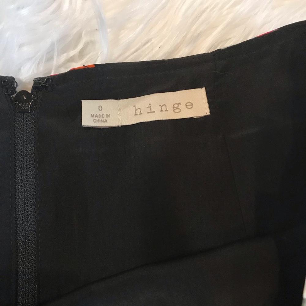Hinge NWT Abstract Dot Pleated Mini Skirt - Picture 4 of 4